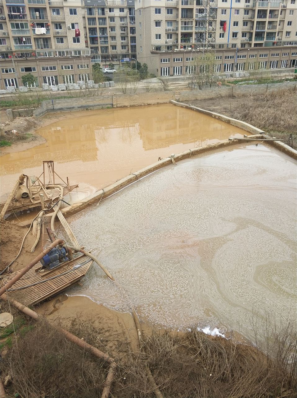 布尔津沉淀池淤泥清理-厂区废水池淤泥清淤